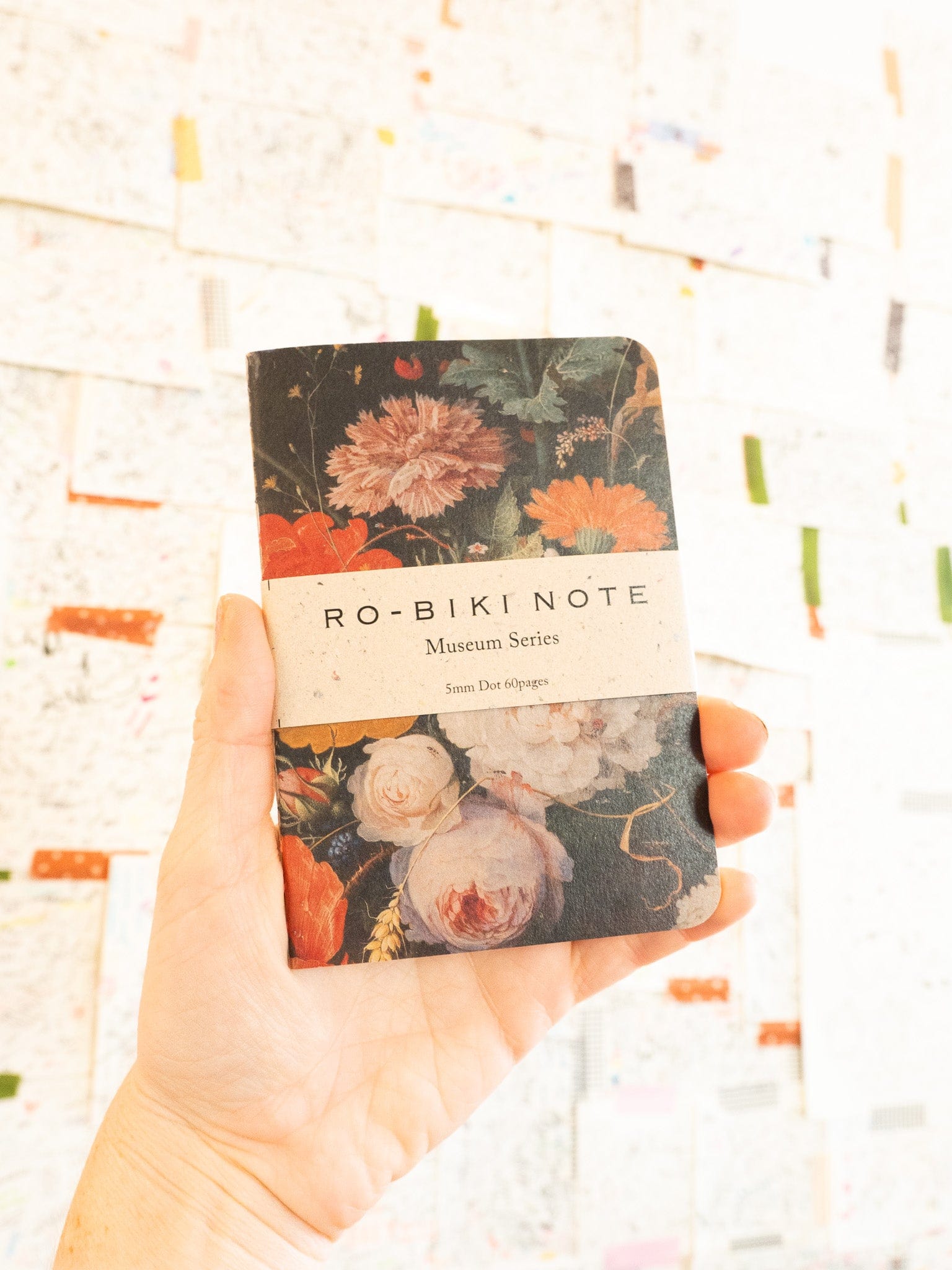 YAMAMOTO PAPER Notebooks & Notepads Museum Series RO-BIKI NOTE - Flowers