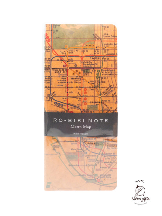 YAMAMOTO PAPER RO-BIKI NOTE MAP SERIES METRO MAP