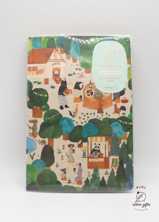 YURU LOG Forest Animal Yuru Log Notebook B6 Forest Animal