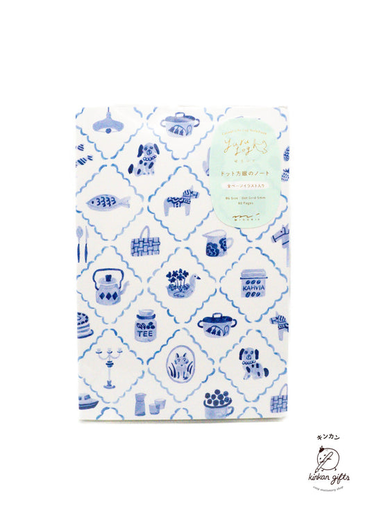 YURU LOG Notebooks & Notepads Blue Nordic Yuru Log Notebook B6 Blue Nordic