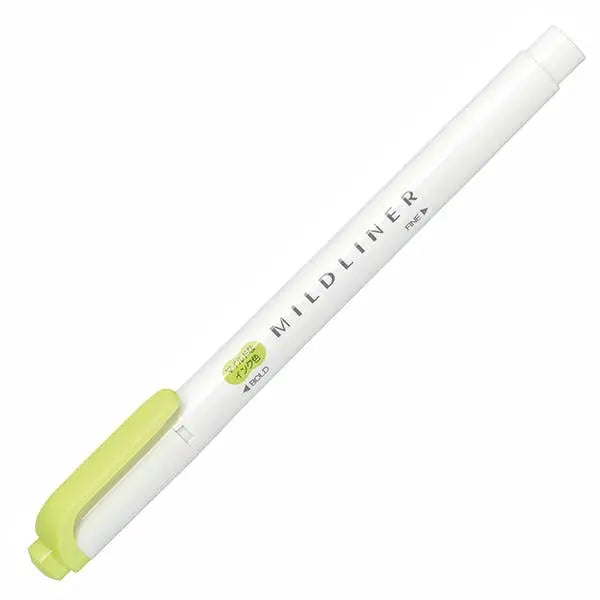 【Japanese Stationery】ZEBRA Mild liner Highlighter & Marker - CITRUS GREEN