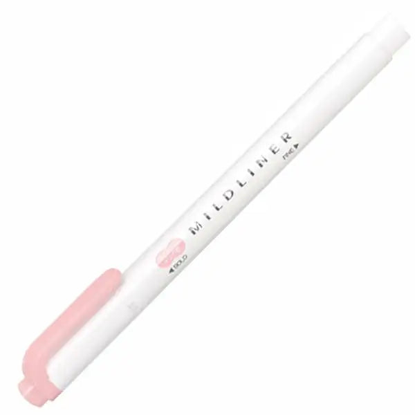 【Japanese Stationery】ZEBRA Mild liner Highlighter & Marker - DUSTY PINK