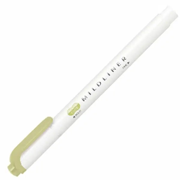 【Japanese Stationery】ZEBRA Mild liner Highlighter & Marker - OLIVE