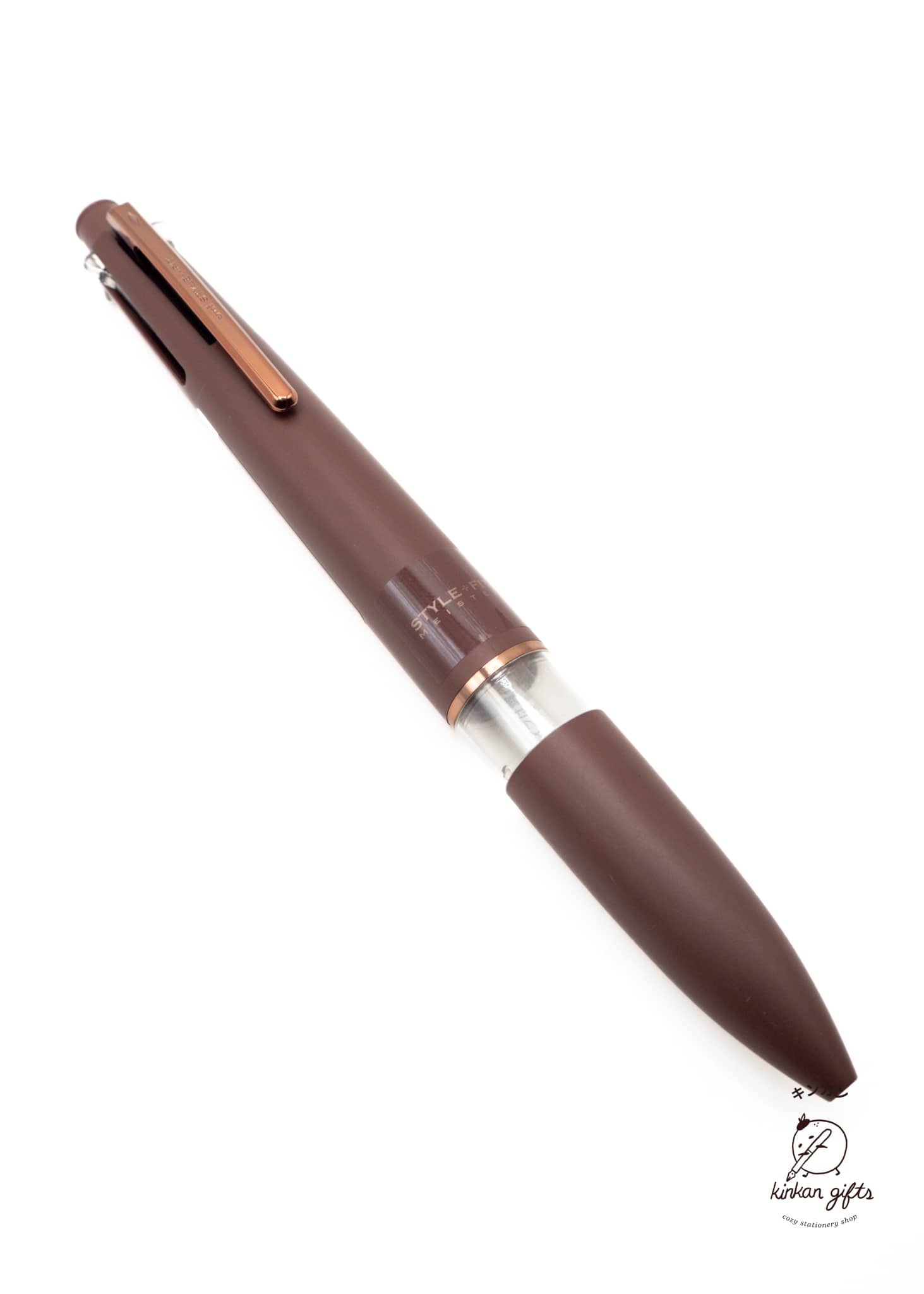 Zoomy BUNGU Brown Mitsubishi Pencil Gel Pen Style Fit Mister 5-colors