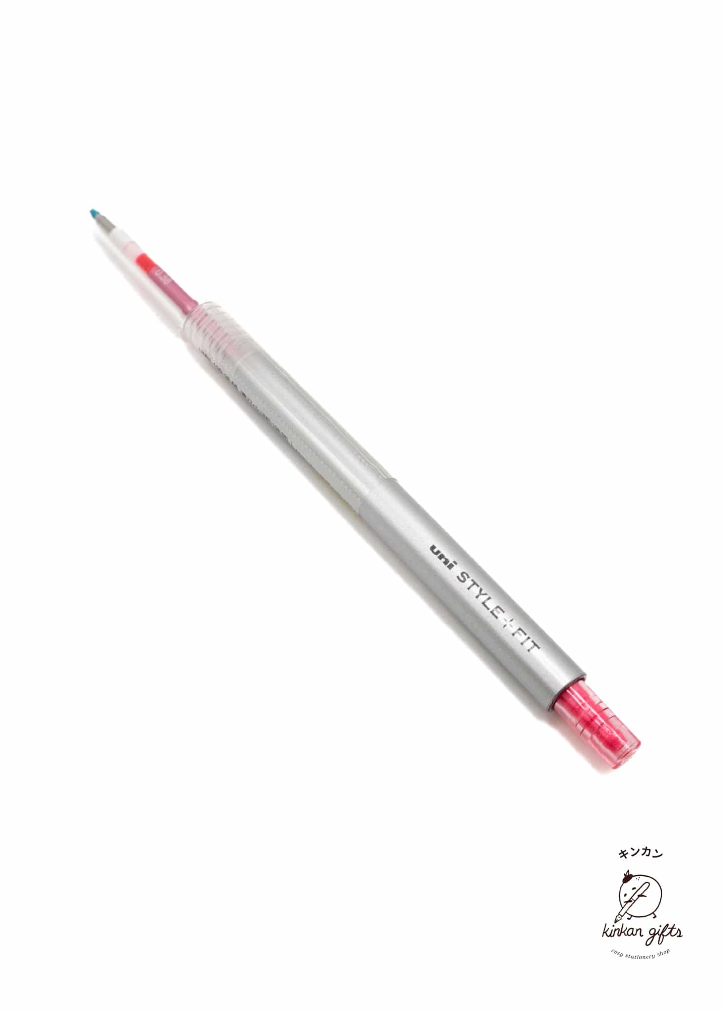 Zoomy BUNGU Pens Rose Pink Uni Style Fit Single Color Slim Gel Pen - 0.38 mm