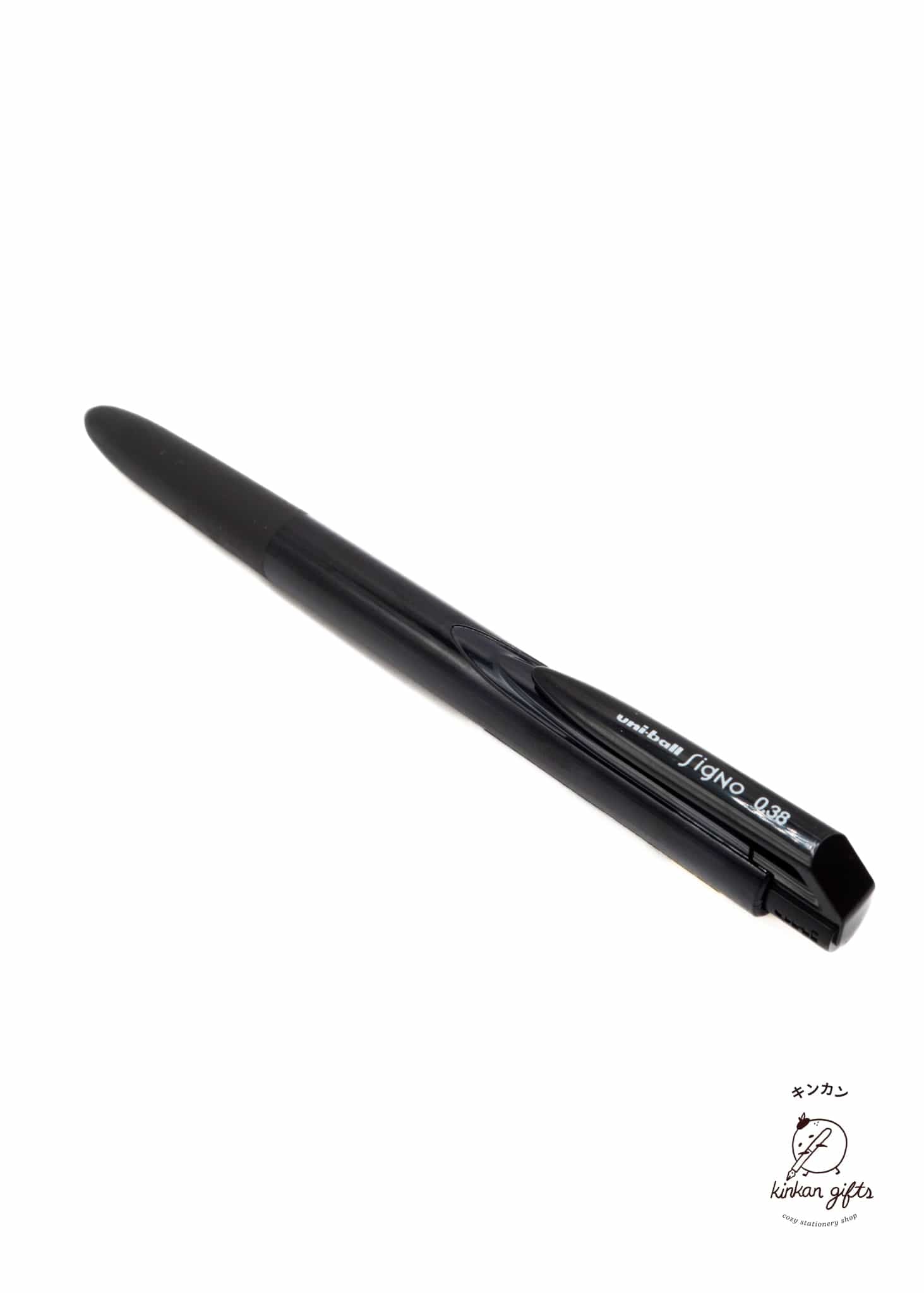 Zoomy BUNGU Pens Uni-ball Signo RT1 UMN-155 Gel Pen - 0.38 mm - Black